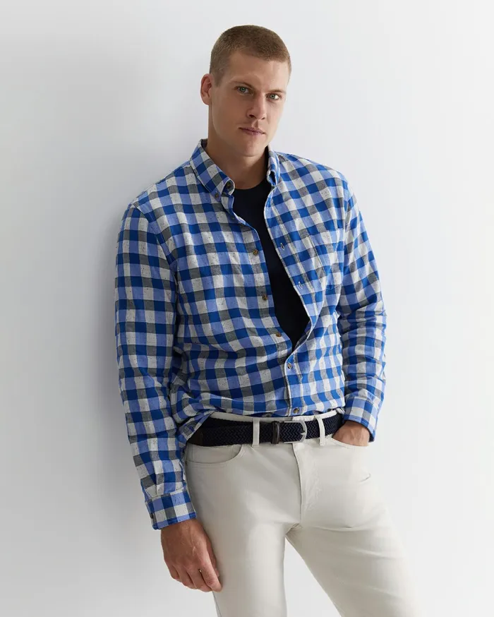 Sportscraft Bowman Shirt Dutch Blue Men Shirts
