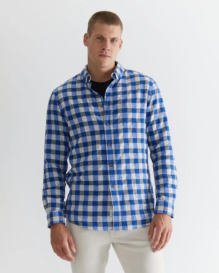 Sportscraft Bowman Shirt Dutch Blue Men Shirts