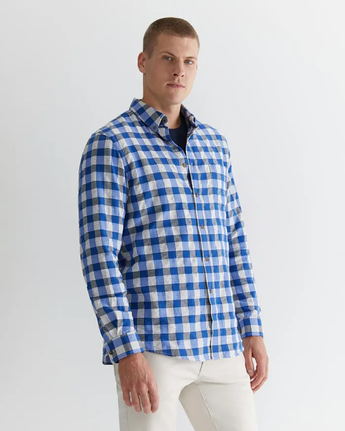 Sportscraft Bowman Shirt Dutch Blue Men Shirts