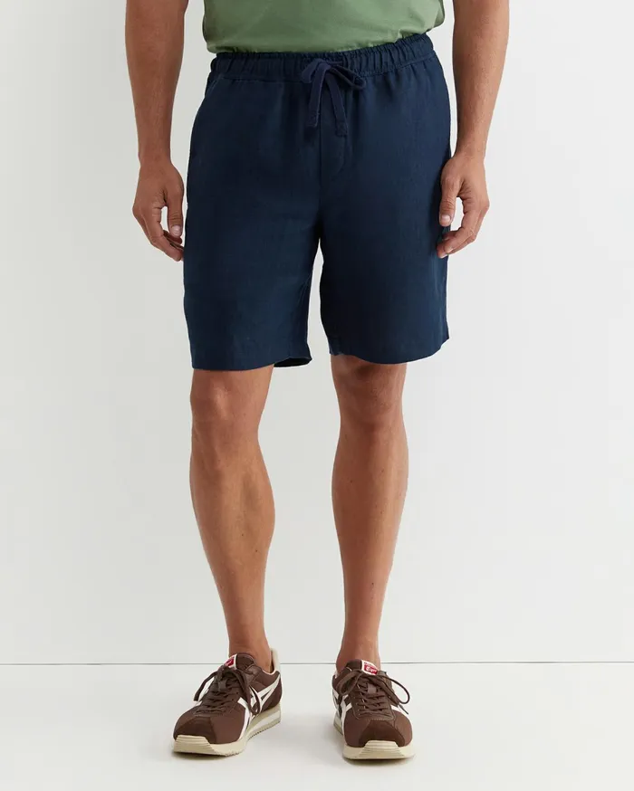 Sportscraft Caffery Linen Short Navy Men Shorts