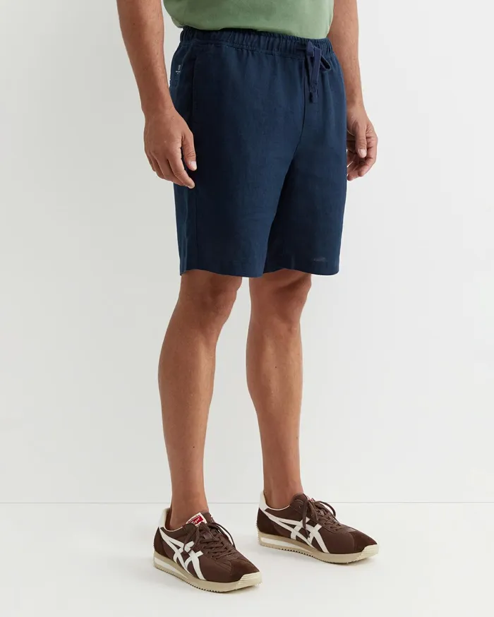 Sportscraft Caffery Linen Short Navy Men Shorts