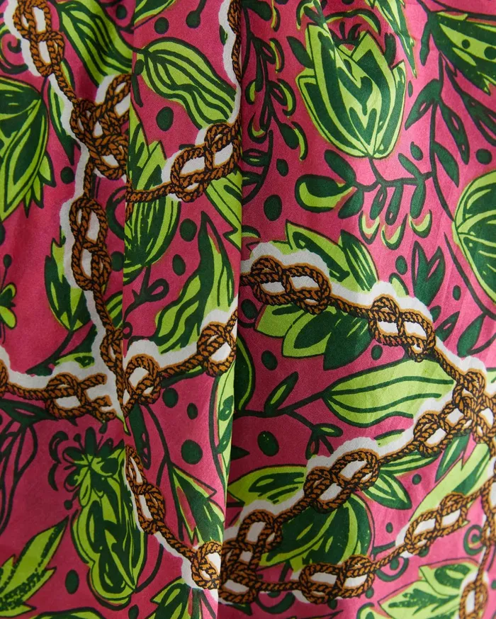 Sportscraft Chain Silk Scarf Brown Women Scarves