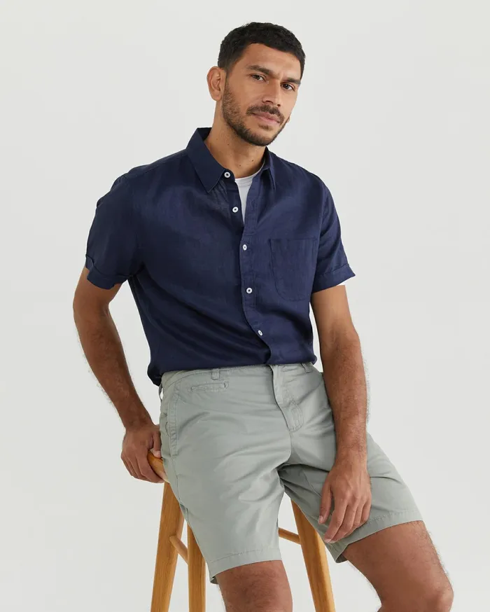 Sportscraft Classic Chino Short Olive Men Shorts