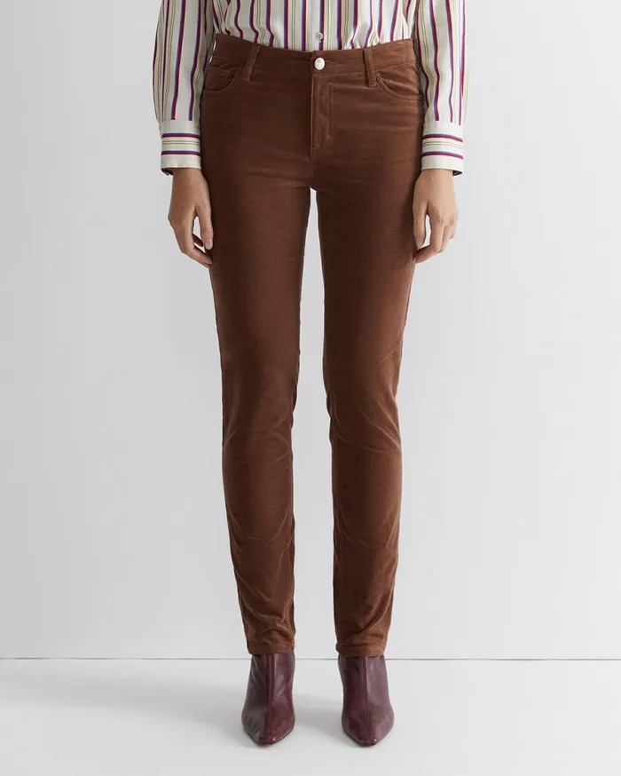 Sportscraft Cleo Velvet Pant Cognac Women Pants