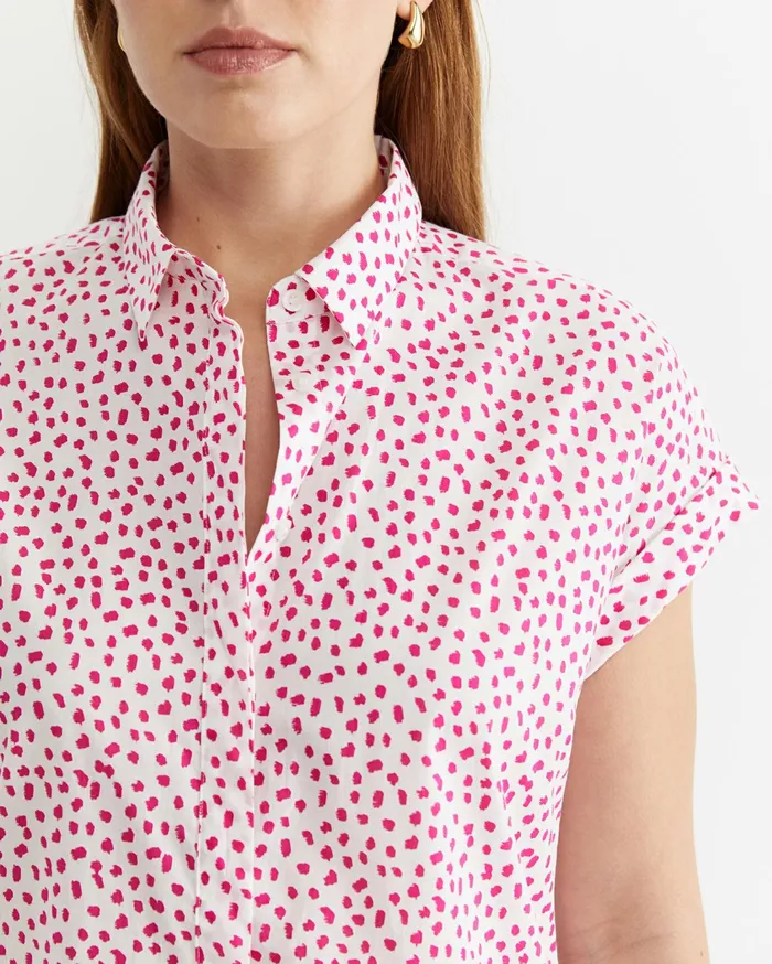 Sportscraft Dashy Lily Voile Shirt Whitepink Women Shirts
