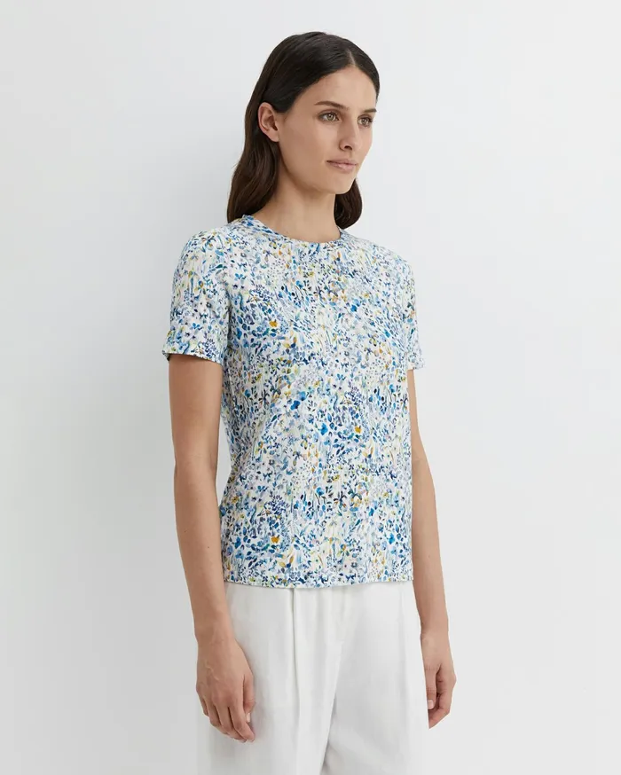 Sportscraft Felda Liberty Tee White Multi Women Tops and Tees