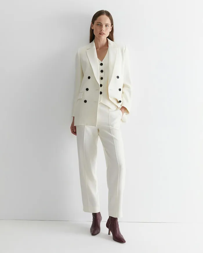 Sportscraft Frankie Twill Coat Winter White Women Jackets and Vests