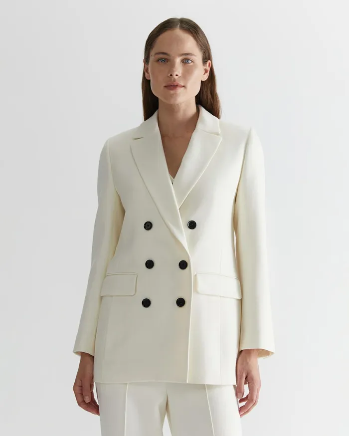 Sportscraft Frankie Twill Coat Winter White Women Jackets and Vests