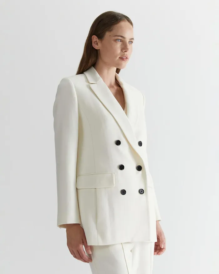 Sportscraft Frankie Twill Coat Winter White Women Jackets and Vests
