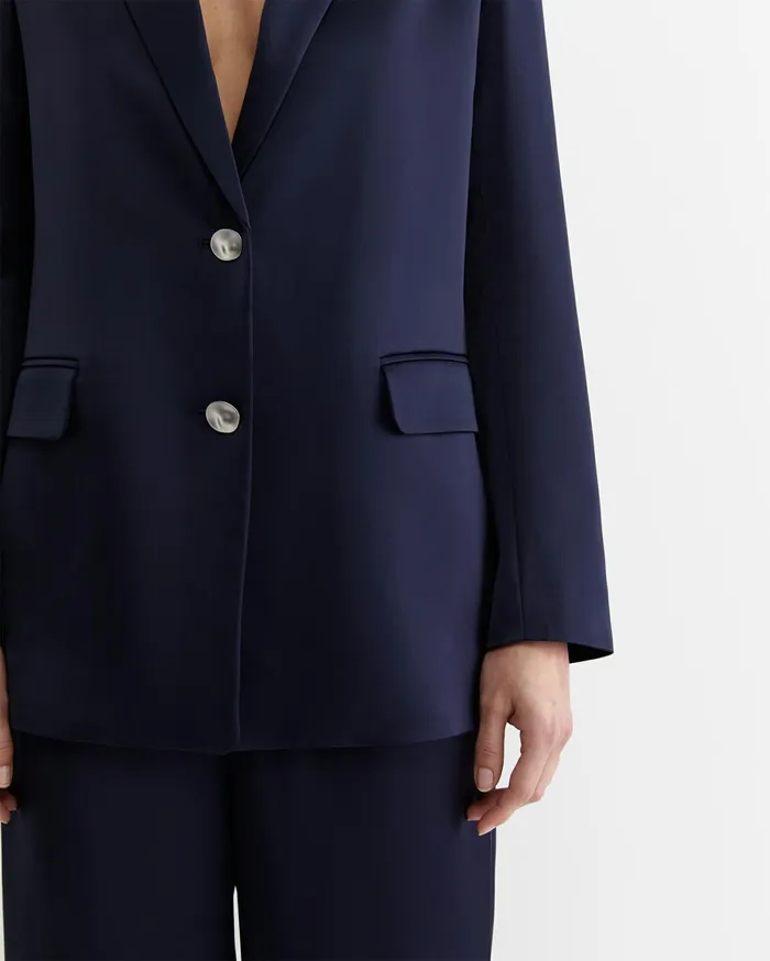 Sportscraft Harlow Sateen Blazer Navy Women Blazers