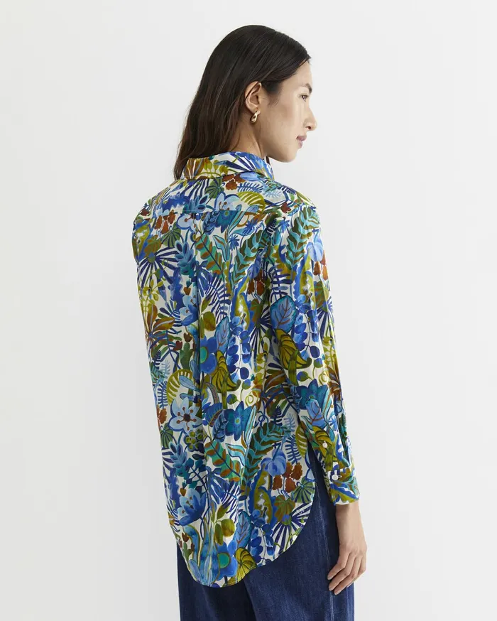 Sportscraft Jungle Long Sleeve Liberty Shirt Blue Multi Women Shirts