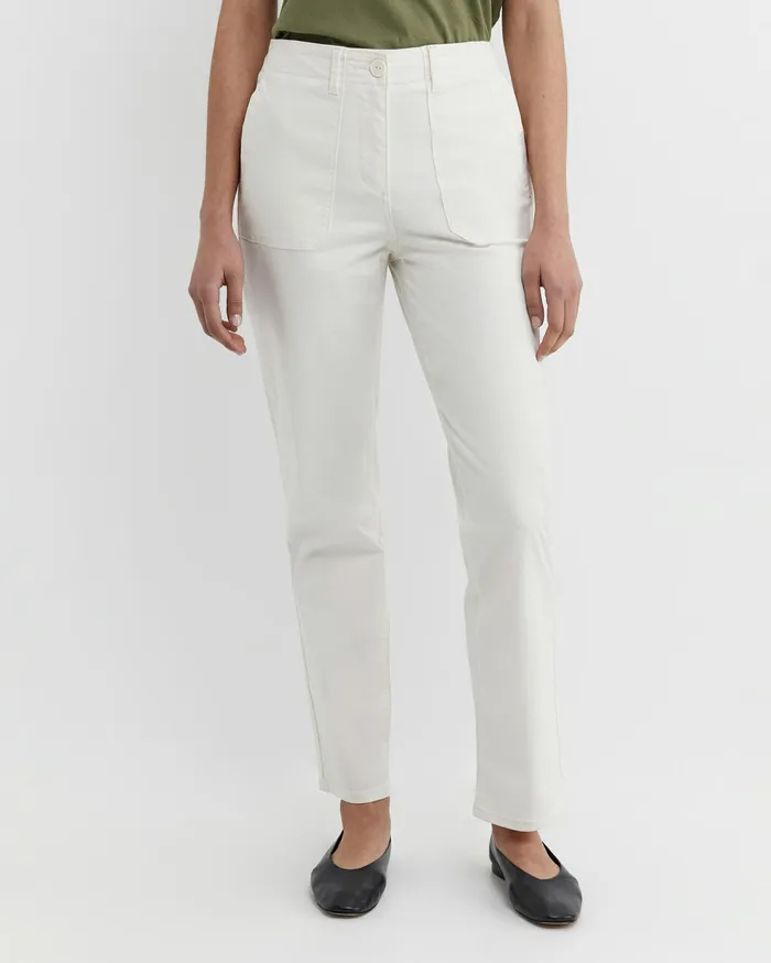 Sportscraft Laura Pocket Pant Milk Women Pants