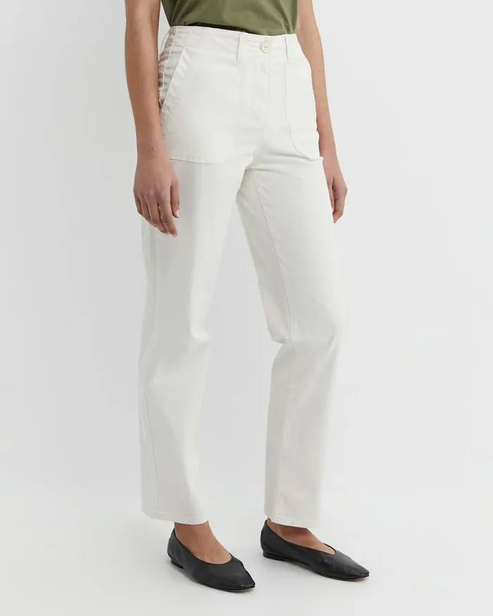 Sportscraft Laura Pocket Pant Milk Women Pants