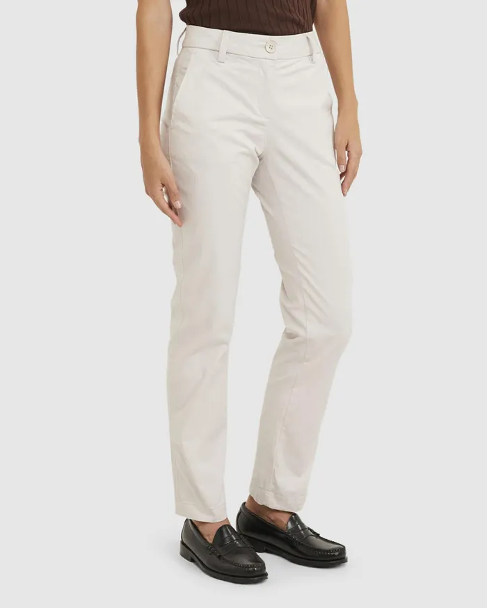 Sportscraft Laura Relaxed Chino Bone Women Pants
