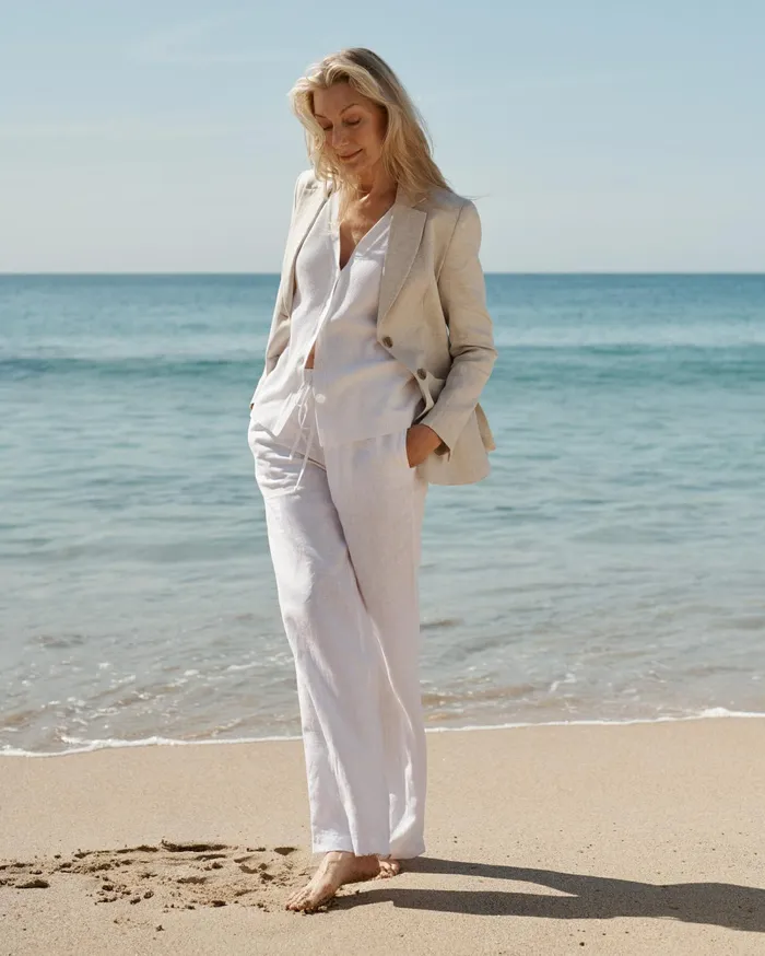 Sportscraft Lulu Drawcord Pant White Women Pants