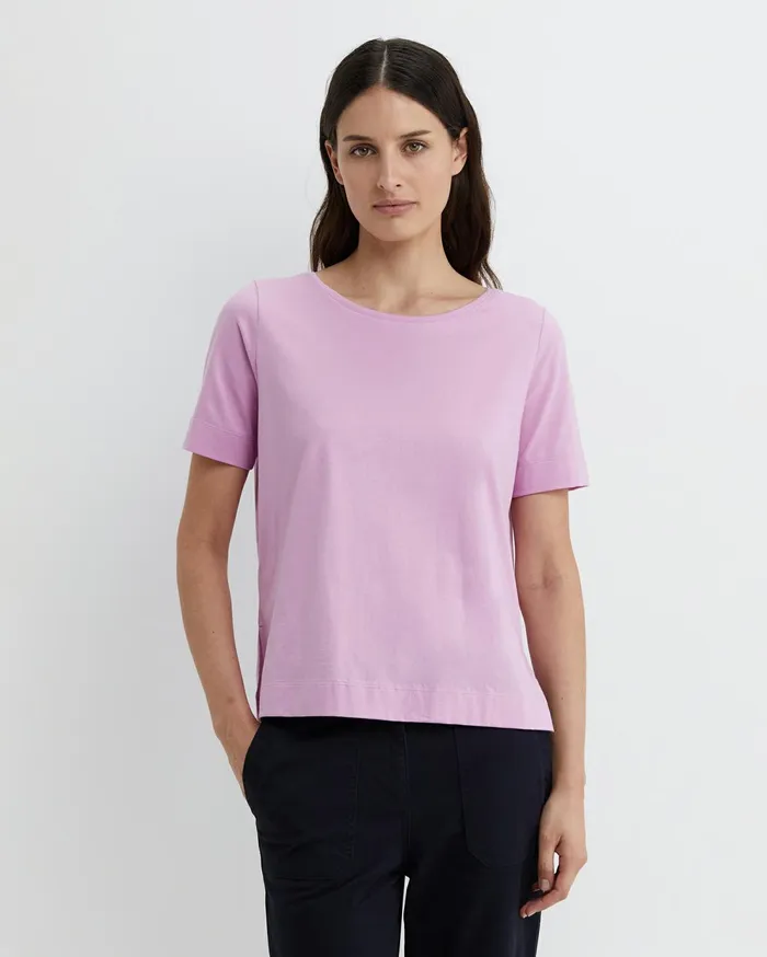 Sportscraft Mercerised Cotton Tee Orchid Women Tops and Tees