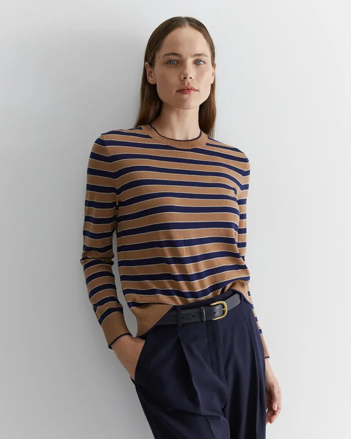 Sportscraft Merino Wool Stripe Knit Stripe Women Knits and Cardigans