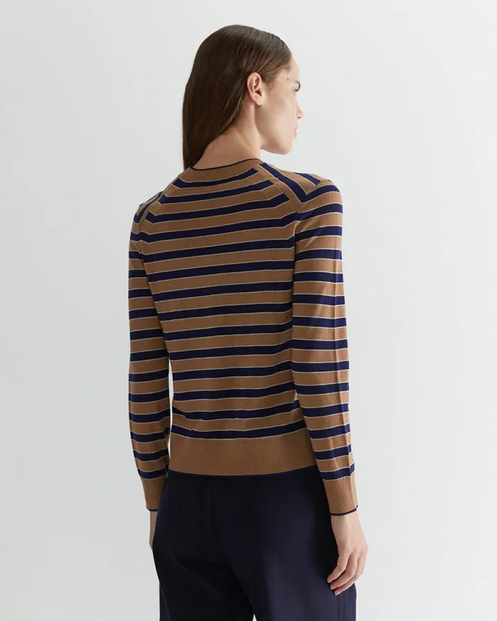 Sportscraft Merino Wool Stripe Knit Stripe Women Knits and Cardigans