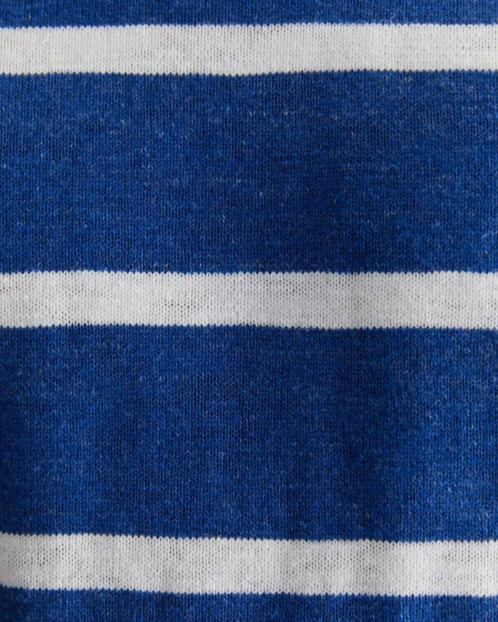 Sportscraft Oliver Stripe Knit Indigowhite Men Knitwear