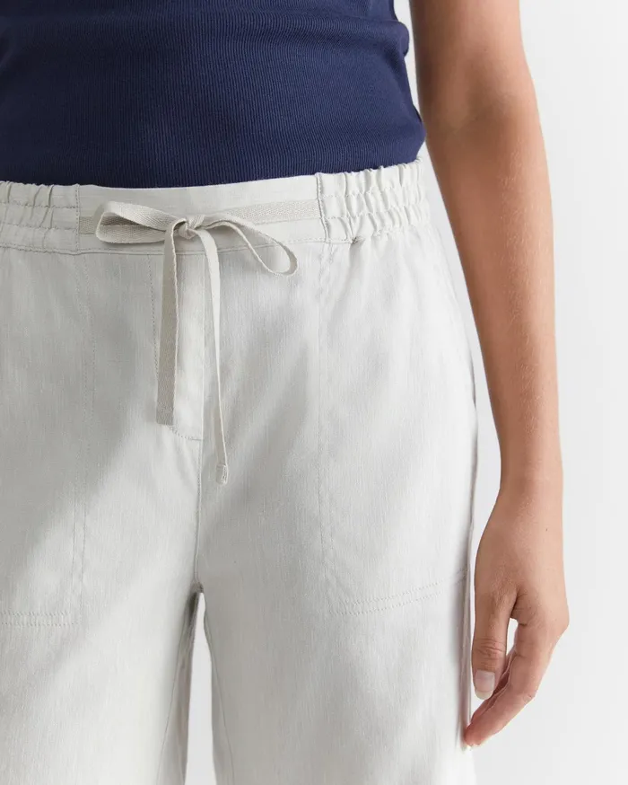 Sportscraft Rosa Linen Short Natural Women Shorts