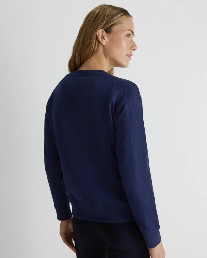 Sportscraft SC Crew Logo Sweat Navy Women Knits and Cardigans