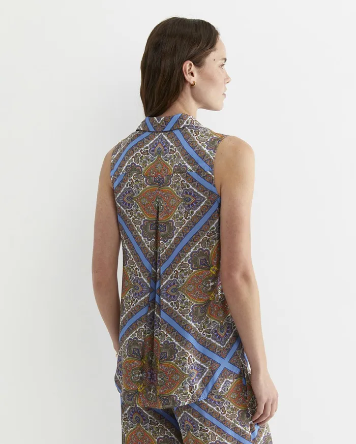 Sportscraft Shawl Sleeveless Liberty Shirt Multi Women Shirts