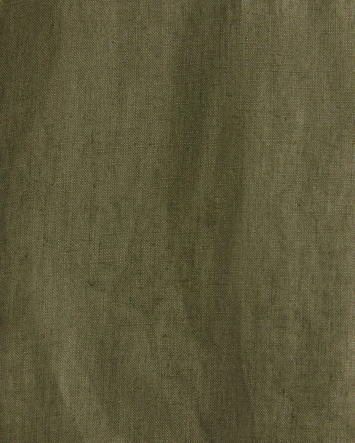 Sportscraft Short Sleeve Linen Shirt Khaki Men Shirts