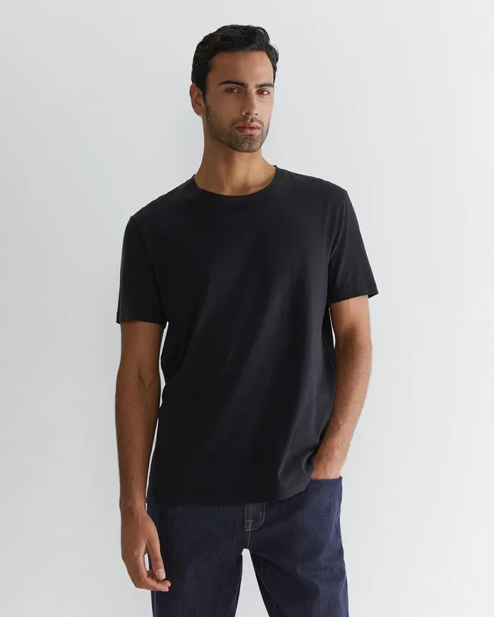 Sportscraft Supersoft Tee Black Men TShirts and Polos