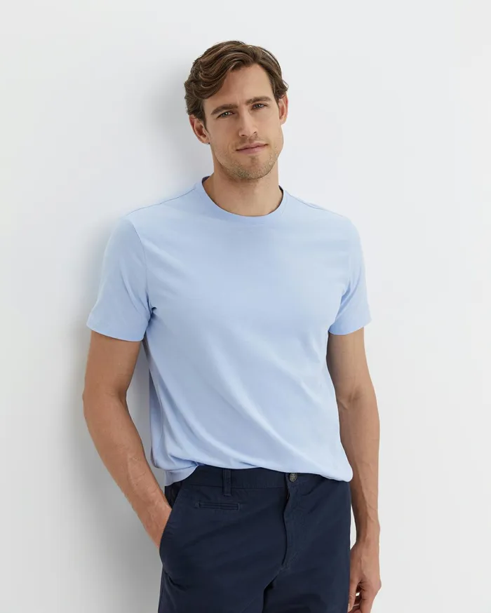 Sportscraft Supersoft Tee Pale Blue Men TShirts and Polos