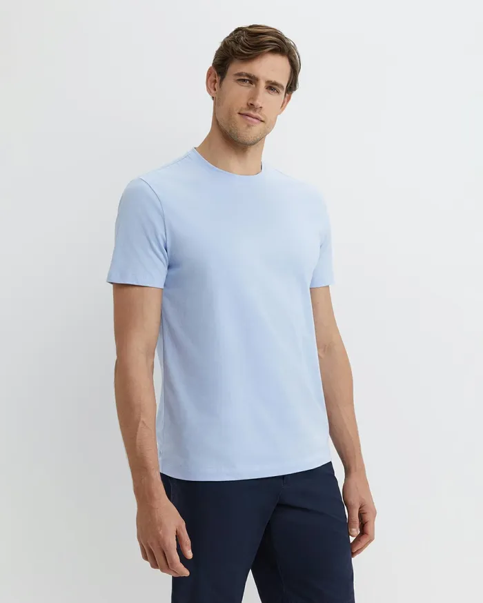 Sportscraft Supersoft Tee Pale Blue Men TShirts and Polos