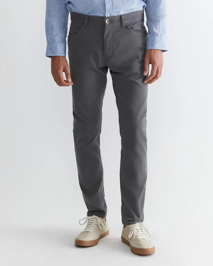 Sportscraft Tapered Bedford Jean Deep Grey Men Pants