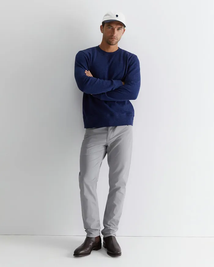 Sportscraft Tapered Bedford Jean Light Grey Men Pants