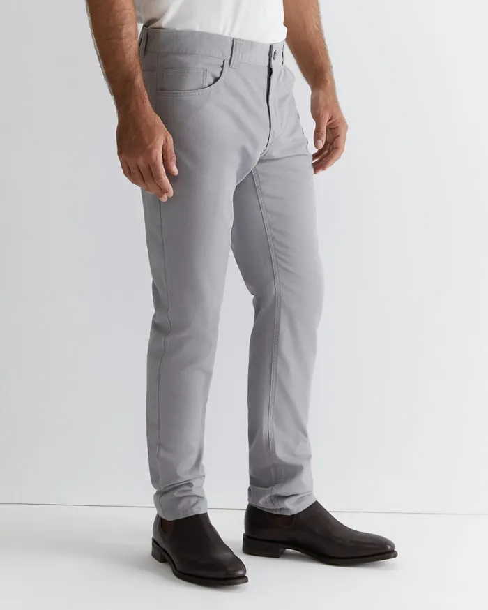 Sportscraft Tapered Bedford Jean Light Grey Men Pants