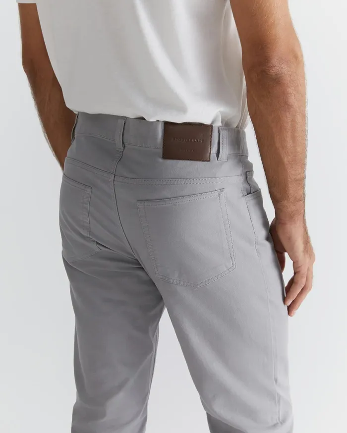 Sportscraft Tapered Bedford Jean Light Grey Men Pants