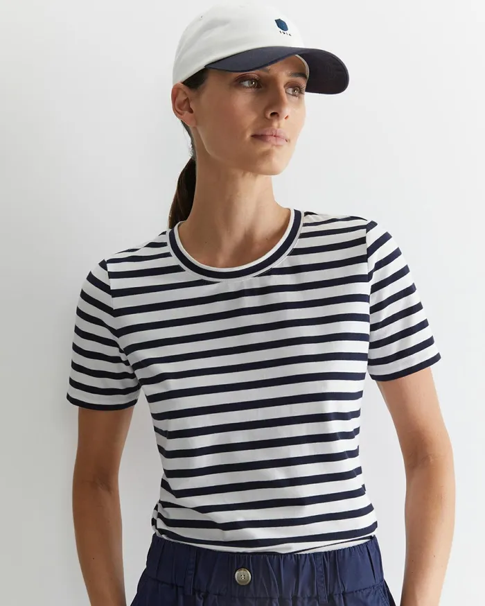 Sportscraft The Perfect TShirt Navywhite Women Tops and Tees