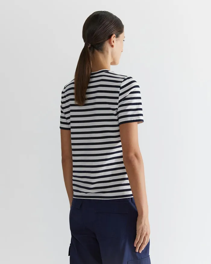 Sportscraft The Perfect TShirt Navywhite Women Tops and Tees
