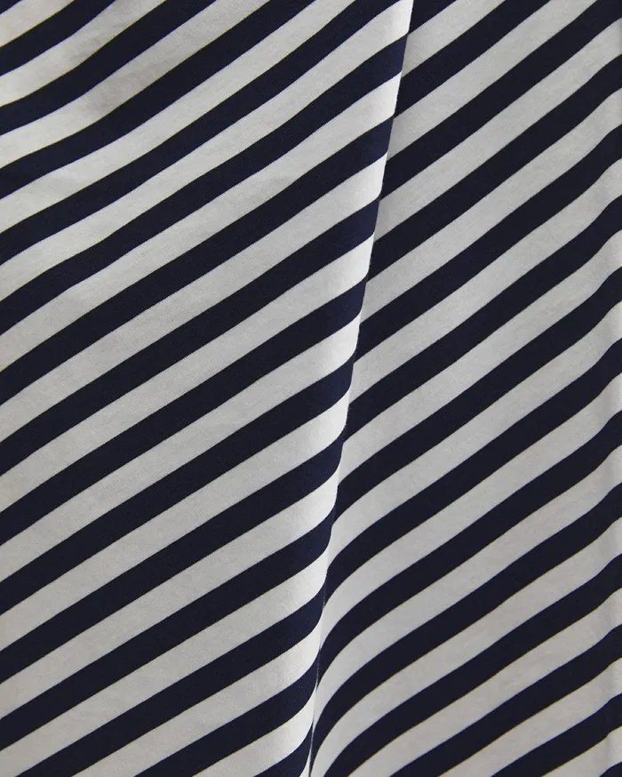 Sportscraft Tie Mercerised Cotton Jersey Dress Whitenavy Women Dresses