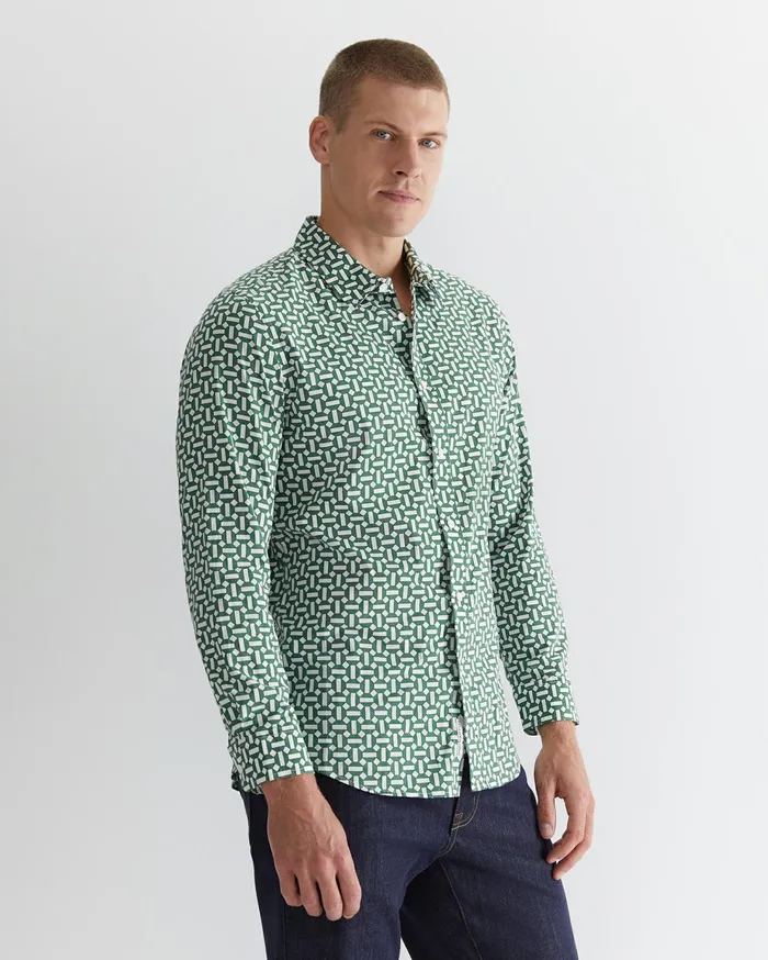 Sportscraft Walang Shirt Sage Men Shirts
