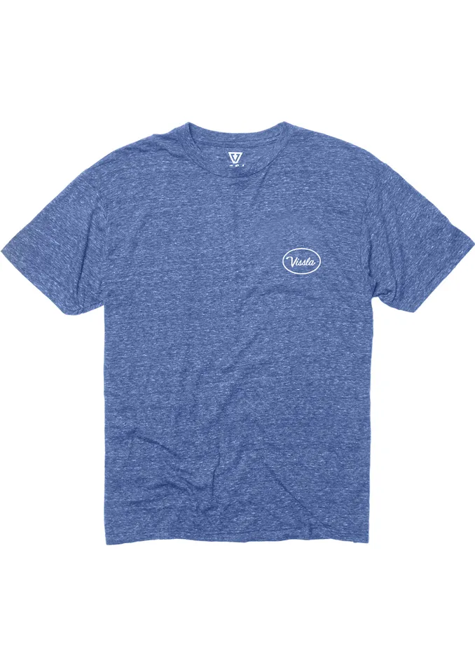 Station Boys Snow Tee RYH 8211 Royal Heather Clothing Vissla Youth Station Boys Snow Tee RYH 8211 Royal Heather Clothing Vissla Youth
