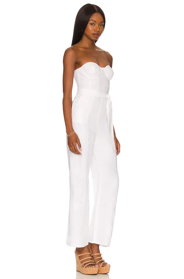 Steph Jumpsuit White Women Lovers and Friends Jumpsuits Steph Jumpsuit White Women Lovers and Friends Jumpsuits