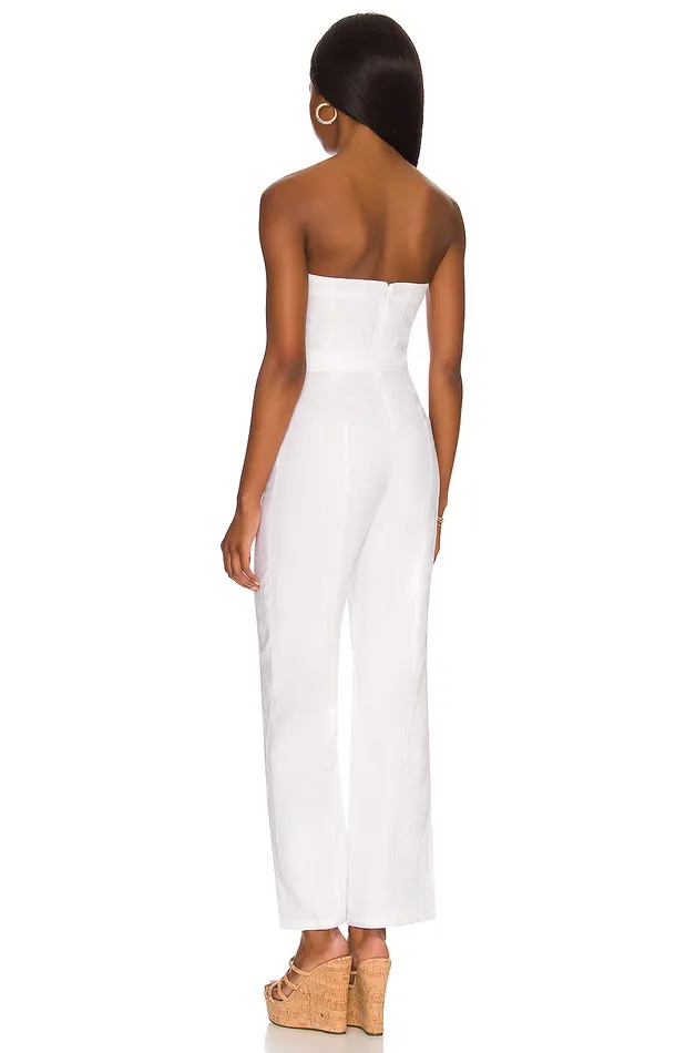 Steph Jumpsuit White Women Lovers and Friends Jumpsuits Steph Jumpsuit White Women Lovers and Friends Jumpsuits