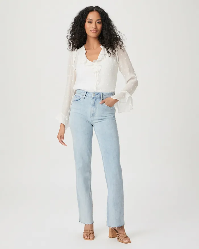 Straight Women Stella 31 Inch Straight Jean 8211 Gianna Distressed PAIGE