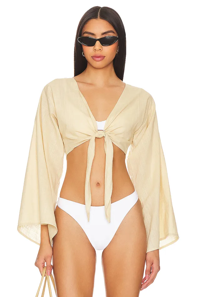 Summer Air Top Beige Women Lovers and Friends Tops