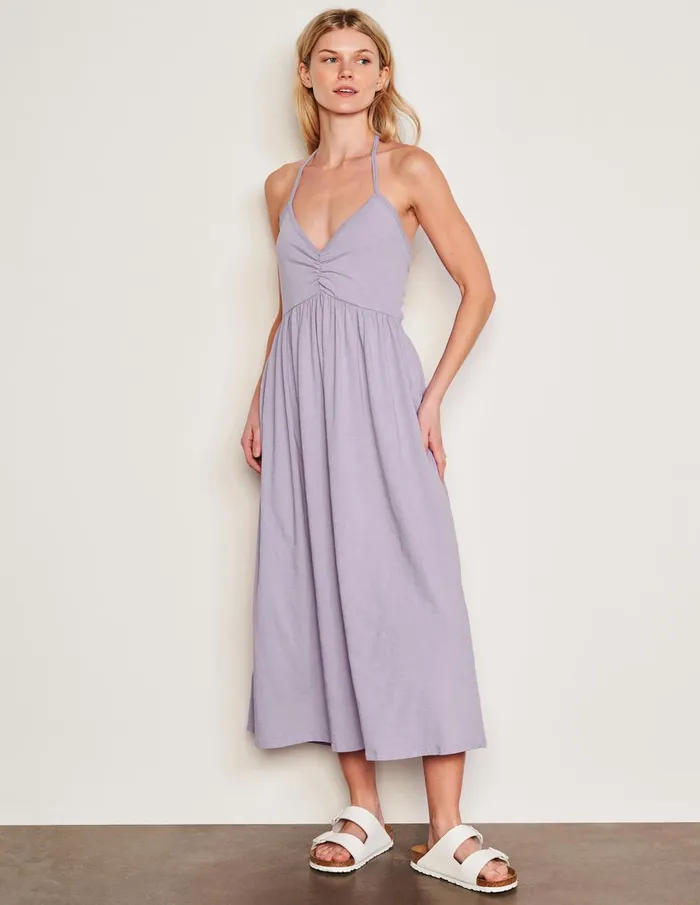 Sundry Clothing Dresses Women Women039s Tie Back Dress In Dark Lavender Dark Lavender