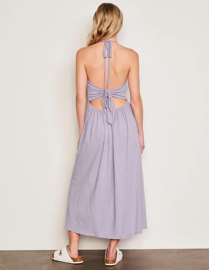 Sundry Clothing Dresses Women Women039s Tie Back Dress In Dark Lavender Dark Lavender