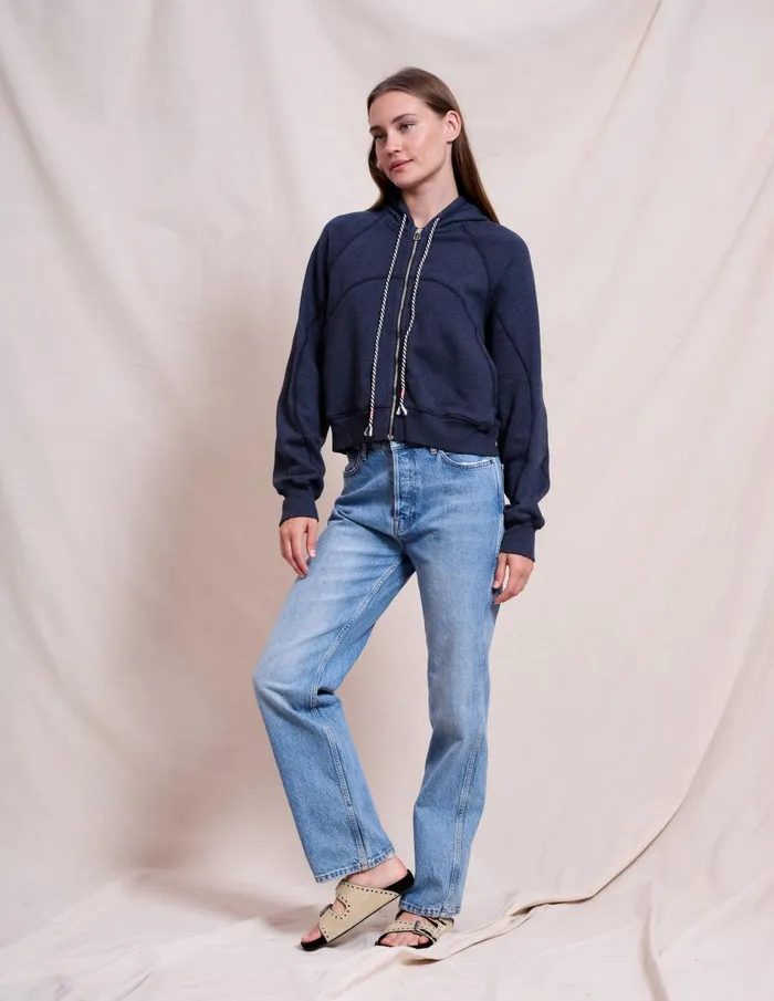 Sundry Clothing Jackets Women Women039s Seamed Zip Up In Deep Navy Deep Navy Sundry Clothing Jackets Women Women039s Seamed Zip Up In Deep Navy Deep Navy