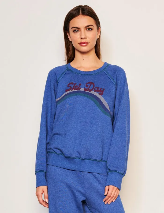 Sundry Clothing Sweatshirts Women Women039s Ski Day Raglan Sweatshirt In Symphony Symphony Sundry Clothing Sweatshirts Women Women039s Ski Day Raglan Sweatshirt In Symphony Symphony