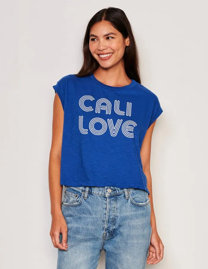 Sundry Clothing Tanks Women Women039s Cali Love Muscle Tank In Symphony Symphony Sundry Clothing Tanks Women Women039s Cali Love Muscle Tank In Symphony Symphony