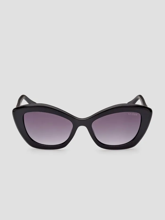 Sunglasses Plastic CatEye Sunglasses Silver 8211 GUESS Women
