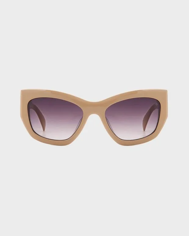 Sunglasses Women Gwyn BeigeViolet rag and bone